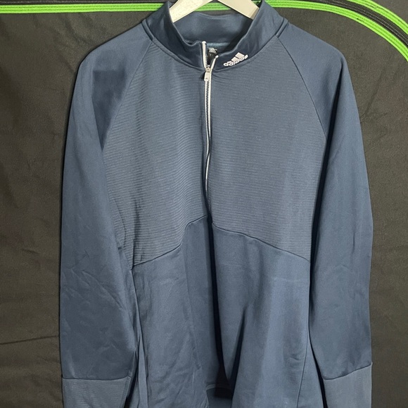 Adidas A587 Quarter-Zip Pullover - XL Blue new with tags. - Picture 3 of 6